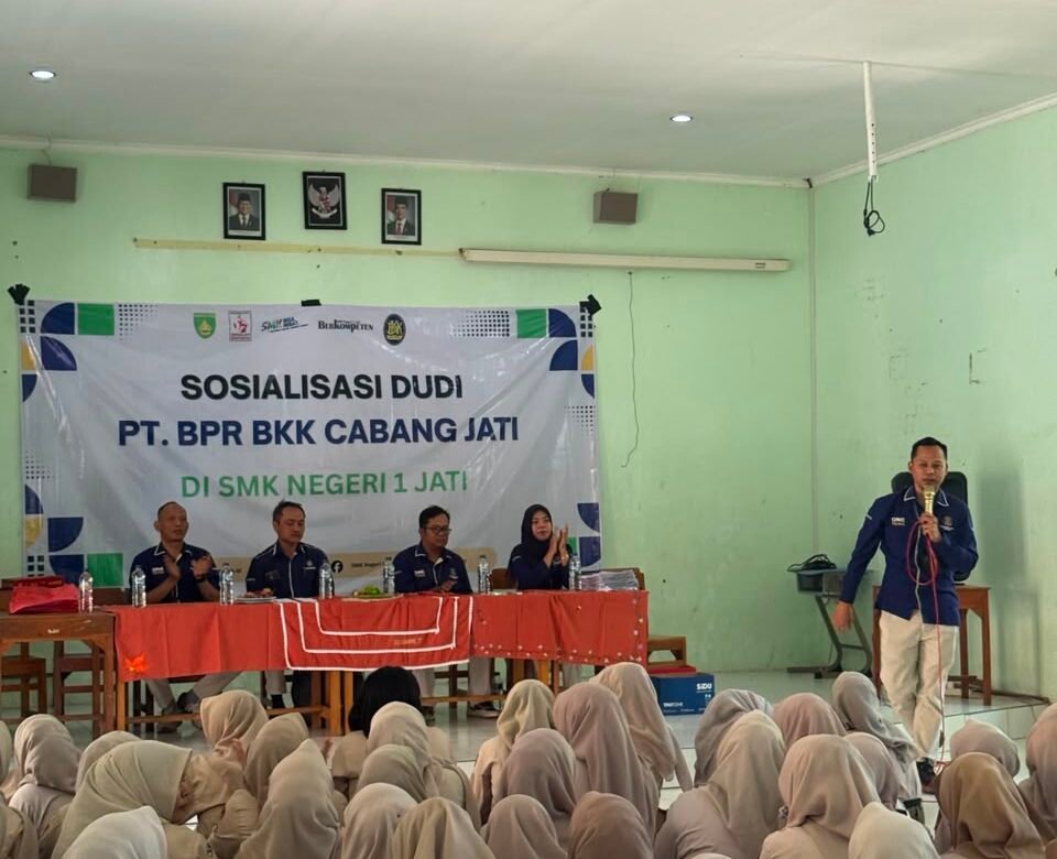Keseruan Sosialisasi DUDI bersama PT BPR BKK Cabang Jati di SMK N 1 Jati